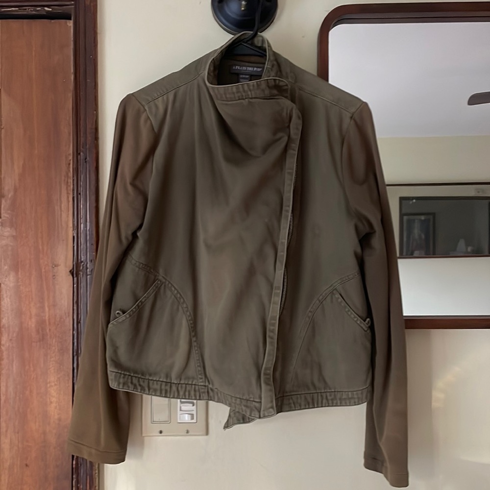 Pea in the Pod MATERNITY ARMY GREEN JACKET Size Small